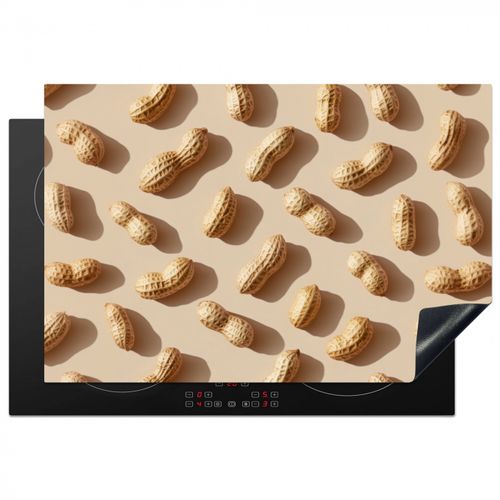 Herdabdeckplatte - Peanuts - Muster - Beige