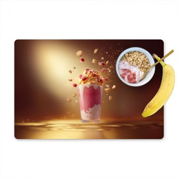 Tischset - Himbeere - Smoothie - Getränk - Rosa - 6 Stück