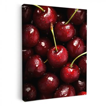 Leinwandbilder - Rot - Obst - Kirsche