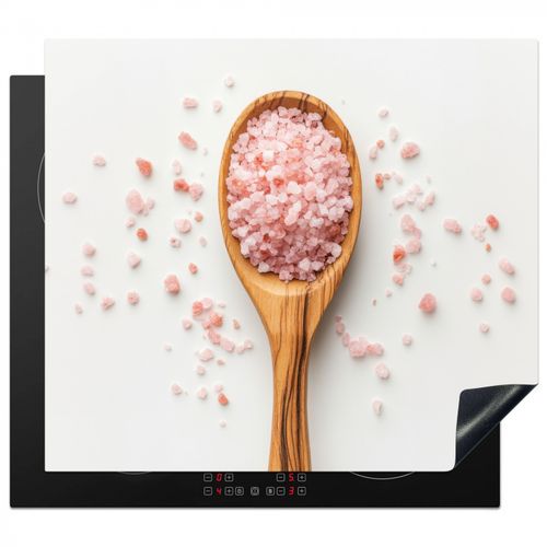 Herdabdeckplatte - Löffel - Salz - Rosa