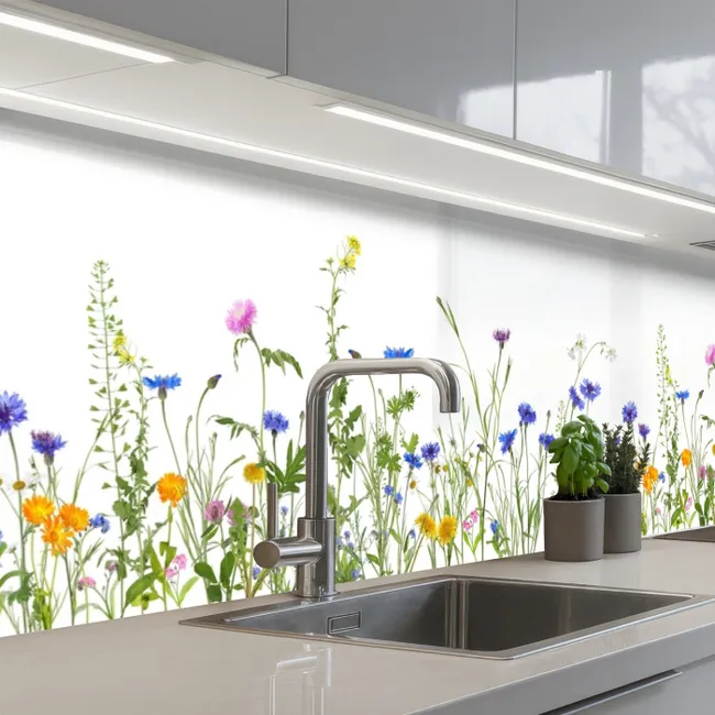 Küchenrückwand - Blumen - Feldblumen - Frühling