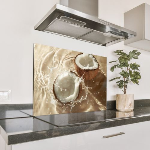 Spritzschutz Küche - Kokosnuss - Wasser - Beige - Spritzer