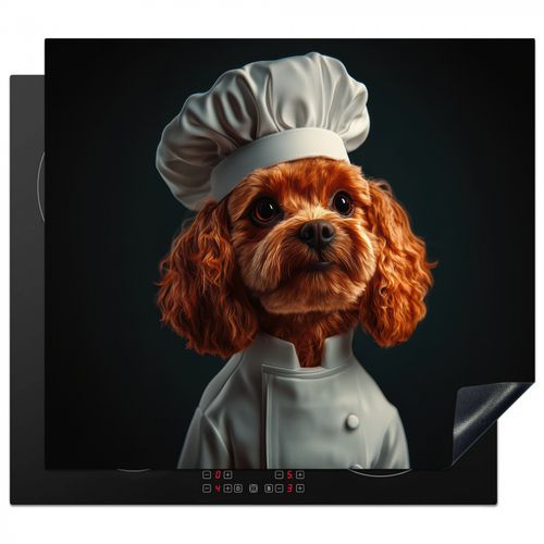Herdabdeckplatte - Braun - Koch - Hund