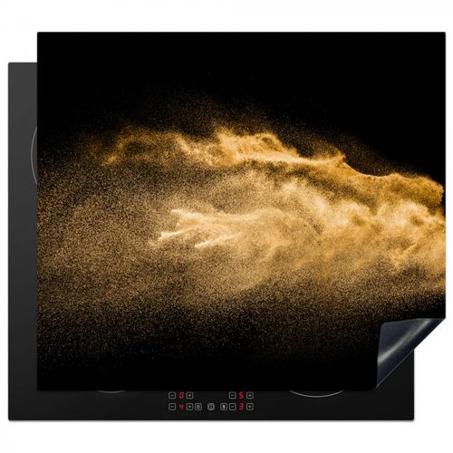 Herdabdeckplatte - Goldener Sandsturm