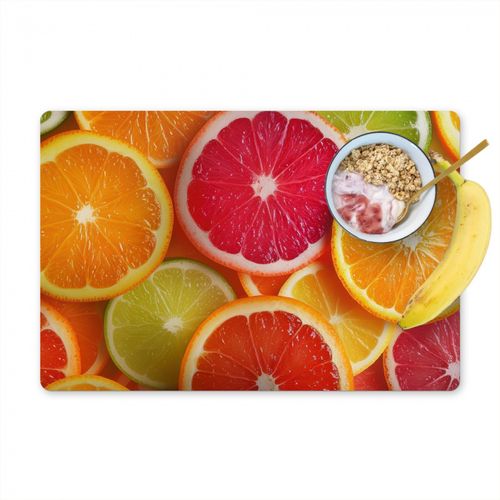 Tischset - Obst - Bunt - Nahaufnahme - 6 Stück