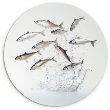 Runde Bilder - Fisch - Wasser - Weiß