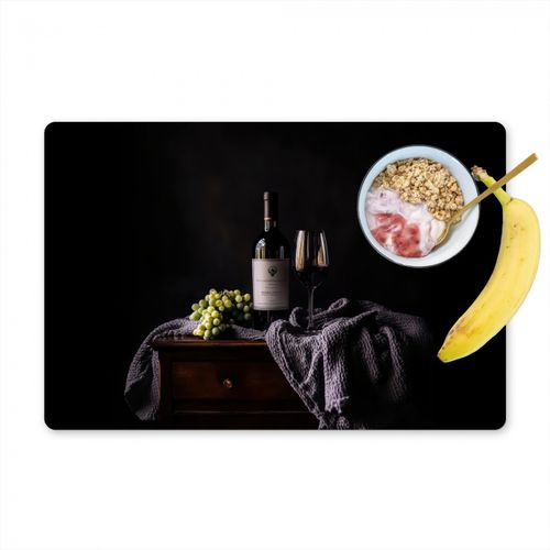 Tischset - Trauben - Wein - Rot - Tafel - 6 Stück