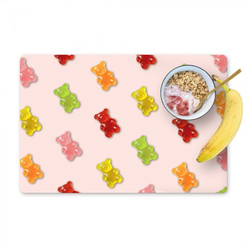 Tischset - Farbe - Bonbon - Rosa - 6 Stück