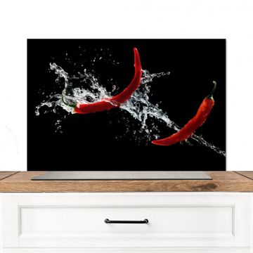 Spritzschutz Küche - Tanz der Chili's