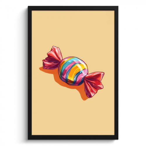 Bilder mit Rahmen - Gelb - Bonbon - Farbe