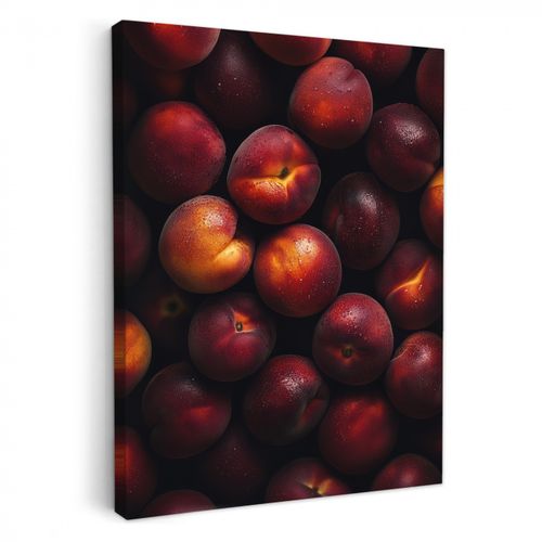 Leinwandbilder - Obst - Nahaufnahme - Nektarinen