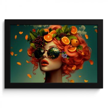 Bilder mit Rahmen - Weiblich - Orange - Beere - Orange