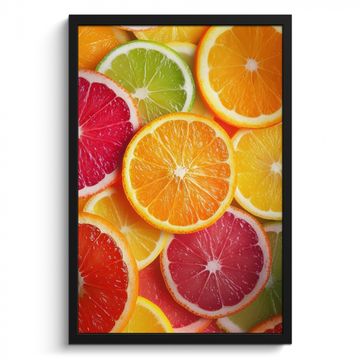Bilder mit Rahmen - Obst - Bunt - Nahaufnahme
