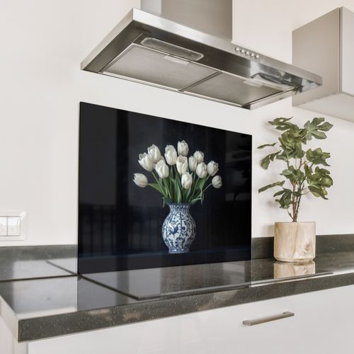 Weiß - Blumen - Tulpen - Vase