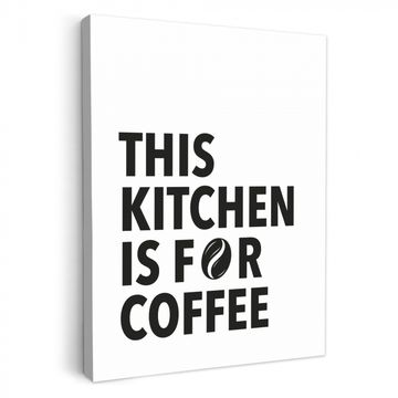 Leinwandbilder - Zitate - Kaffee - Bohnen - Modern