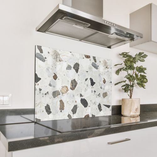 Spritzschutz Küche - Marmor - Terrazzo - Dekoration - Raumgestaltung