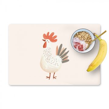 Tischset - Huhn - Bauernhof - Tiere - 6 Stück