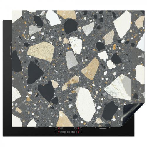 Herdabdeckplatte - Terrazzo - Dekoration - Steine