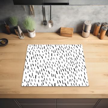 Herdabdeckplatte - Zebrastreifen des Minimalismus