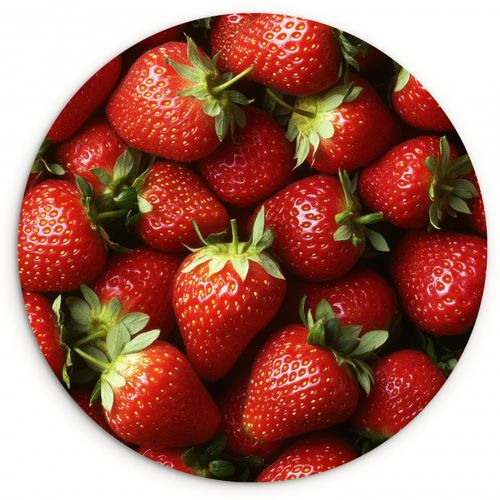 Runde Bilder - Erdbeere - Obst - Rot