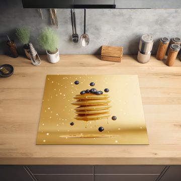 Herdabdeckplatte - Pfannkuchen - Lebensmittel - Honig - Gelb