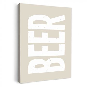 Leinwandbilder - Bär - Japandi - Beige - Dekoration