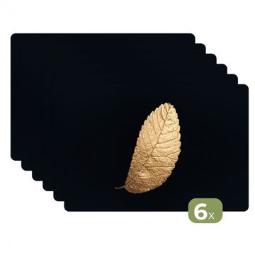 Tischset - Solitär Goldenes Glühen - 6 Stück