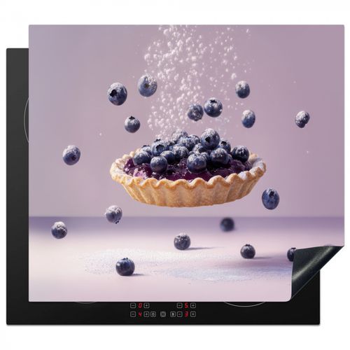 Herdabdeckplatte - Lebensmittel - Torte - Beeren - Blau