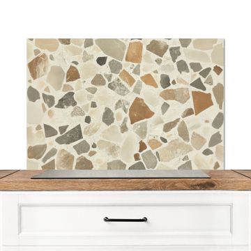 Spritzschutz Küche - Steine - Terrazzo - Dekoration - Kacheln