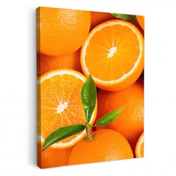 Leinwandbilder - Orangefarbene Sonnenstrahlen
