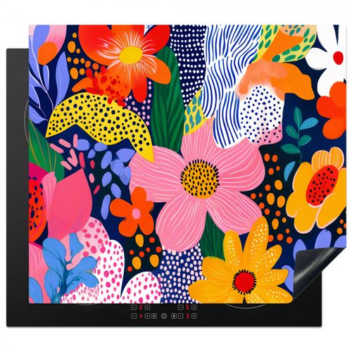 Bunt - Blumen - Abstrakt - Punkte