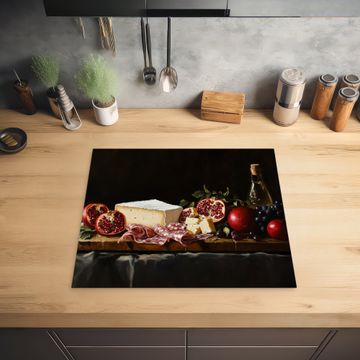 Herdabdeckplatte - Stilleben - Vintage - Trinktafel