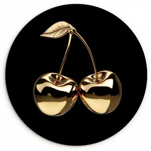 Kirsche - Schwarz - Gold - Chrom