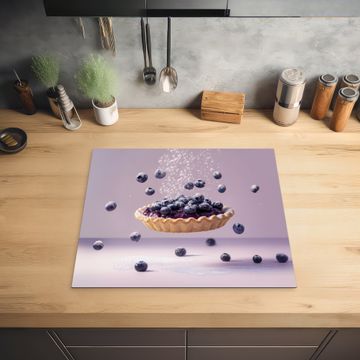 Herdabdeckplatte - Lebensmittel - Torte - Beeren - Blau