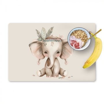Tischset - Elefant - Bohème - Tiere - Boho - 6 Stück