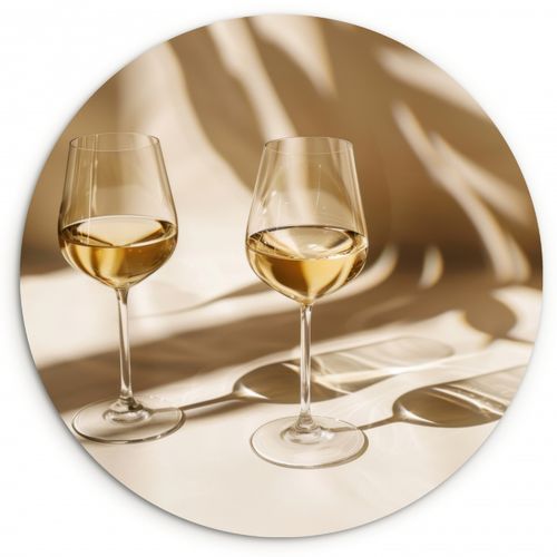 Wein - Weingläser - Weiß
