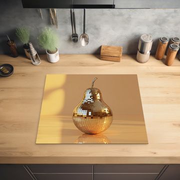 Herdabdeckplatte - Gold - Disco - Glitzer - Birne