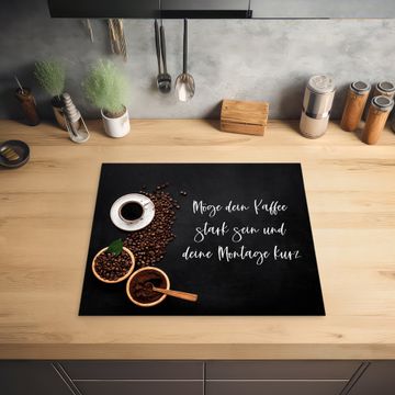 Herdabdeckplatte - Kaffee und Weisheit