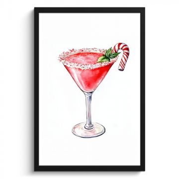 Bilder mit Rahmen - Cocktail - Getränk - Winter - Kunst