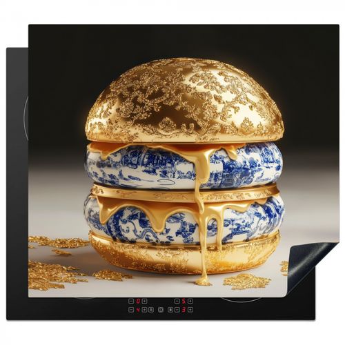 Herdabdeckplatte - Delfter Blau - Gold - Citizen