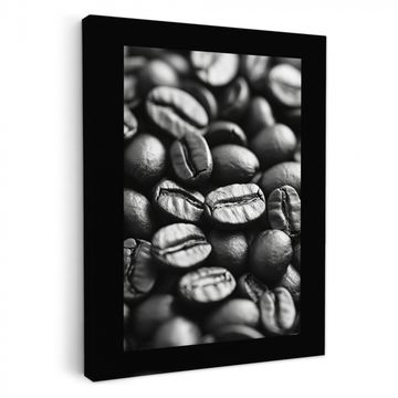 Leinwandbilder - Kaffeebohnen - Schwarz - Vintage