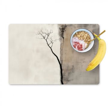 Tischset - Wabi sabi - Pflanze - Beige - 6 Stück