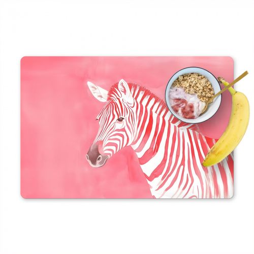 Zebra - Rosa - Farbe - 6 Stück