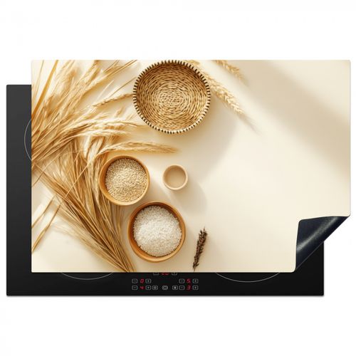 Herdabdeckplatte - Müsli - Holz - Schale - Beige