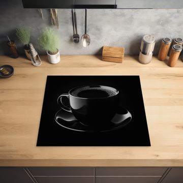 Herdabdeckplatte - Schwarz - Kaffee - Tasse