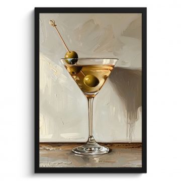 Bilder mit Rahmen - Martini-Moment