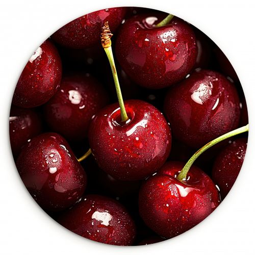 Runde Bilder - Rot - Obst - Kirsche
