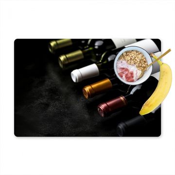 Tischset - Wein - Flaschen - Vielfalt - Geschmacksrichtungen - 6 Stück