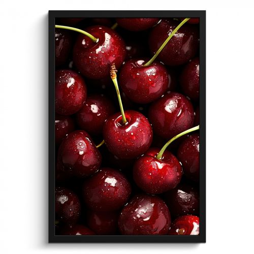 Bilder mit Rahmen - Rot - Obst - Kirsche