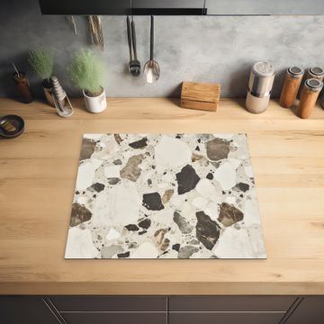 Herdabdeckplatte - Neutral - Steine - Dekoration - Terrazzo